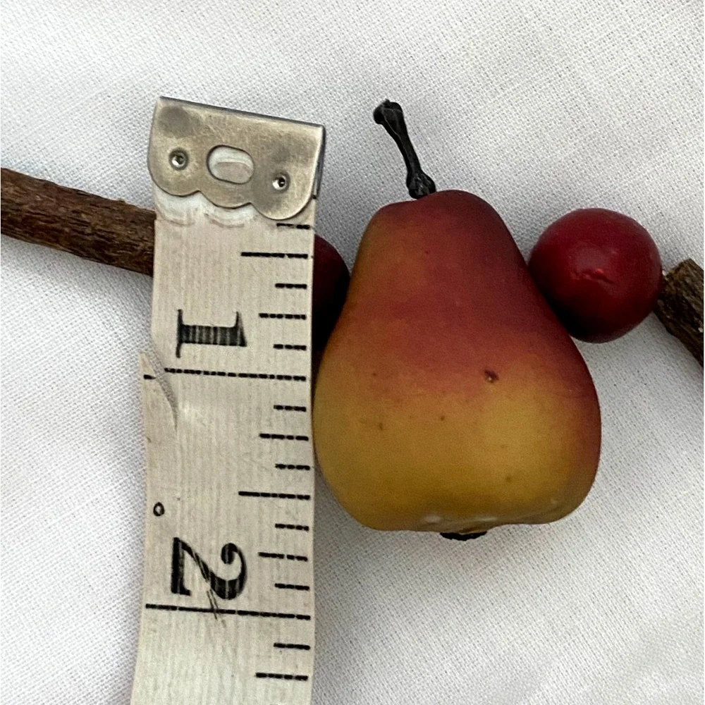Vtg Pear Fruit Berry Twig ~ Fall Christmas Decorative Garland 108